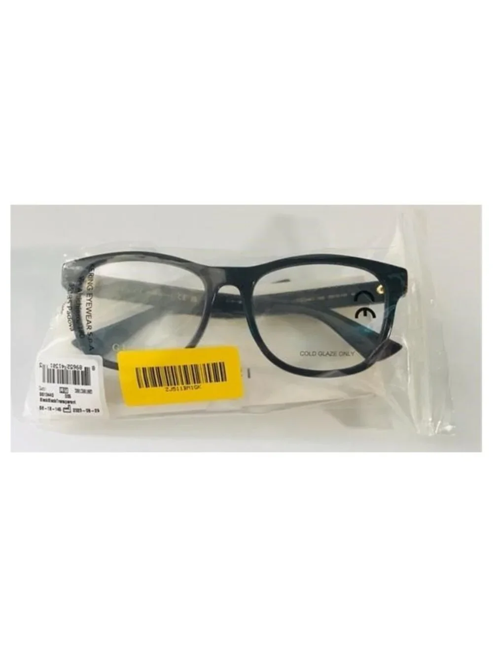 New Gucci Demo Square Men's Eyeglasses GG1344O 005 56